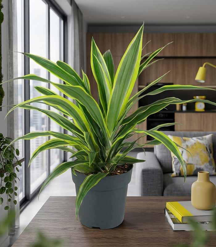 Dracena Fragrans Lemon Lime – Altezza 55 cm