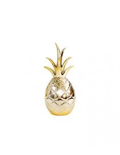 Statuetta Ananas color oro