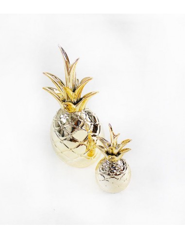 Statuetta Ananas small color oro