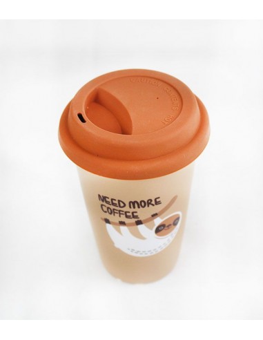 Tazza ufficio color cappuccino