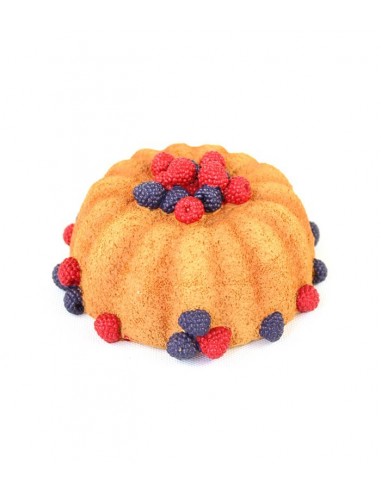 Torta decorata con lamponi