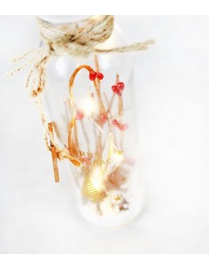 Vasetto luminoso con bacche 2