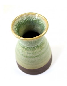 Vaso in ceramica bicolor...