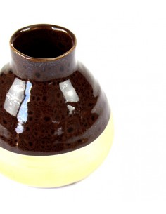 Vaso in ceramica S bicolor...