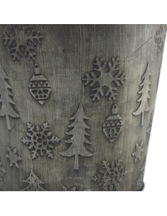 Vaso in latta Natalizio