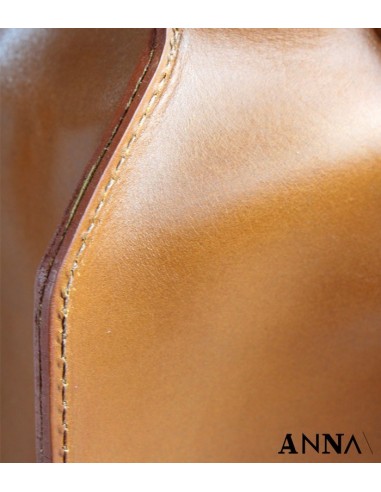 ANNA vaso in pelle naturale