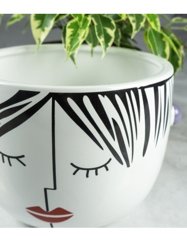 Dolce | Vaso per piante con viso...