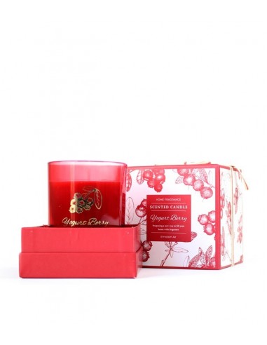 Candela profumata allo Yogurt e bacche