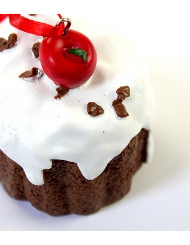 Cupcake appendere con ciliegia