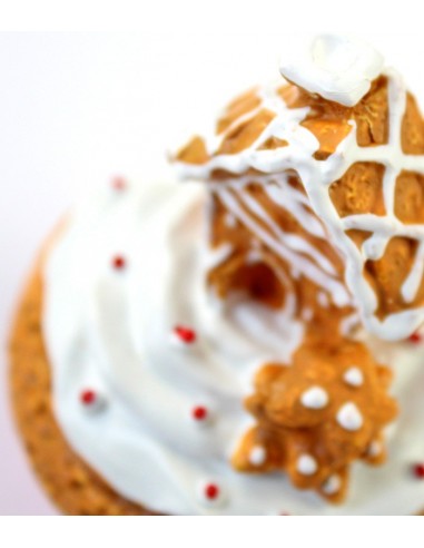 Cupcake grande casetta marzapane