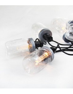 Filo di luci con vasetti