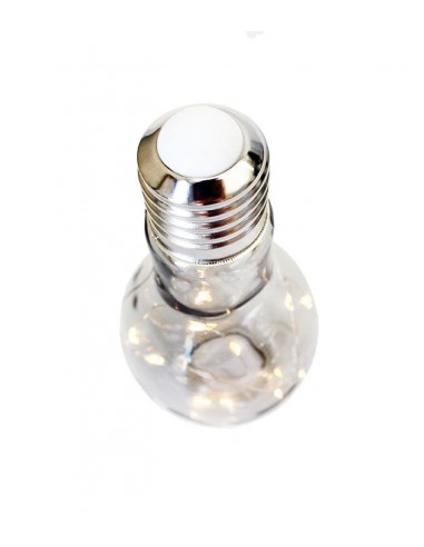 Lampadina in vetro grigio con led