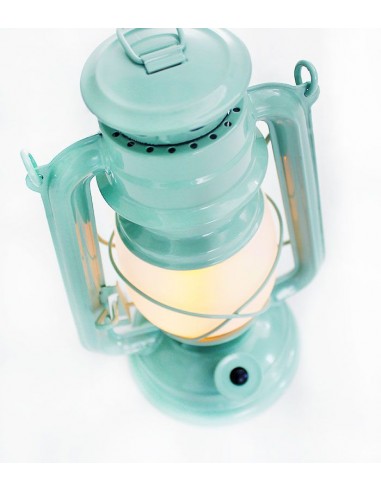 Lanterna azzurra con effetto fiamma