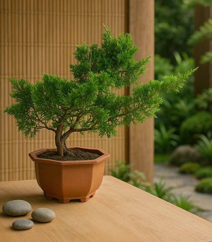Ginepro Chinensis Bonsai giapponese | H 45 cm 