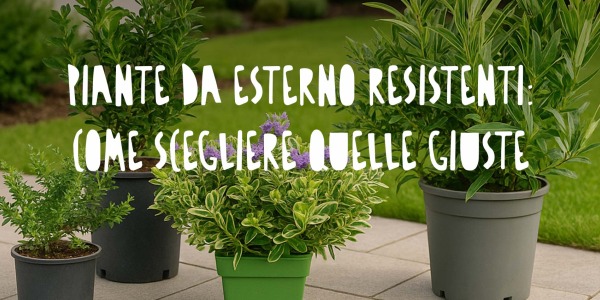 Piante da esterno resistenti: le migliori per sole, freddo e poca manutenzione
